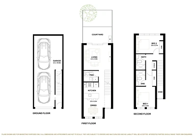 29/135 Easty Street, Phillip, ACT 2606, 2 slaapkamers, 2 badkamers, Townhouse