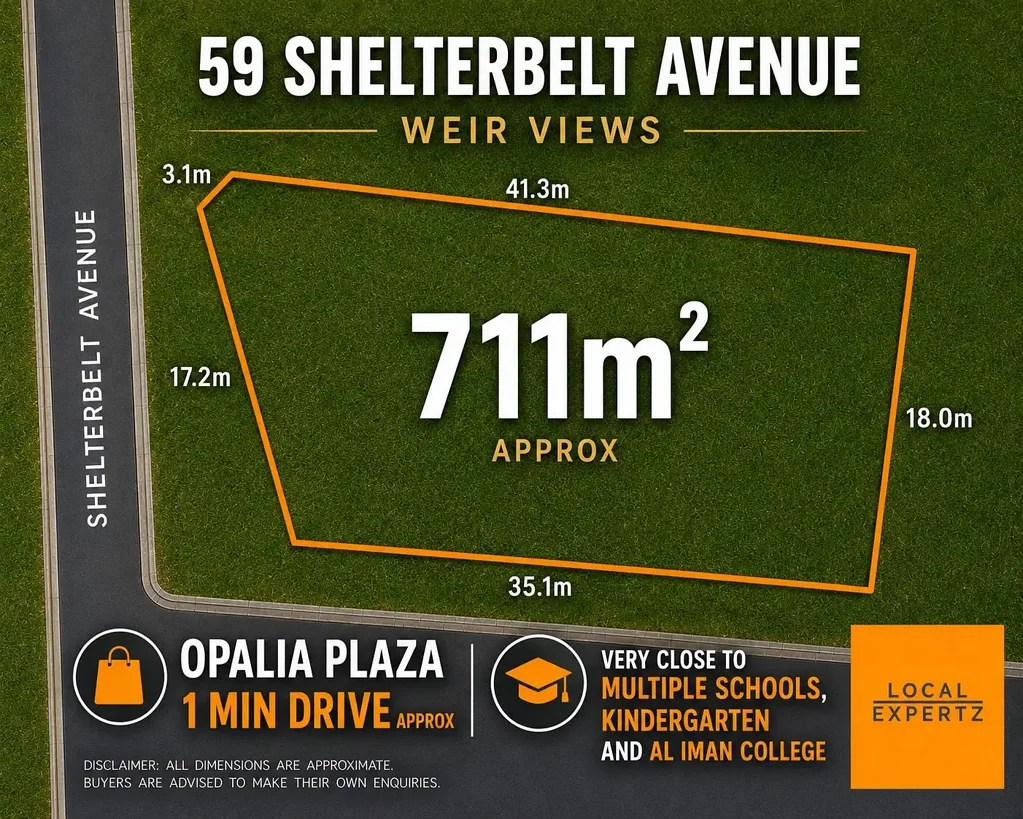 Weir Views Massive Titled 711m² (Approx.) Land – Opposite Opalia Plaza!