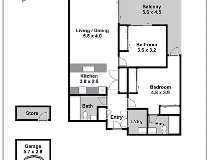 10/27-31 Veron Street, Wentworthville, Parramatta (Northwest suburbs), 2 ਕਮਰੇ, 2 ਬਾਥਰੂਮ, Apartment