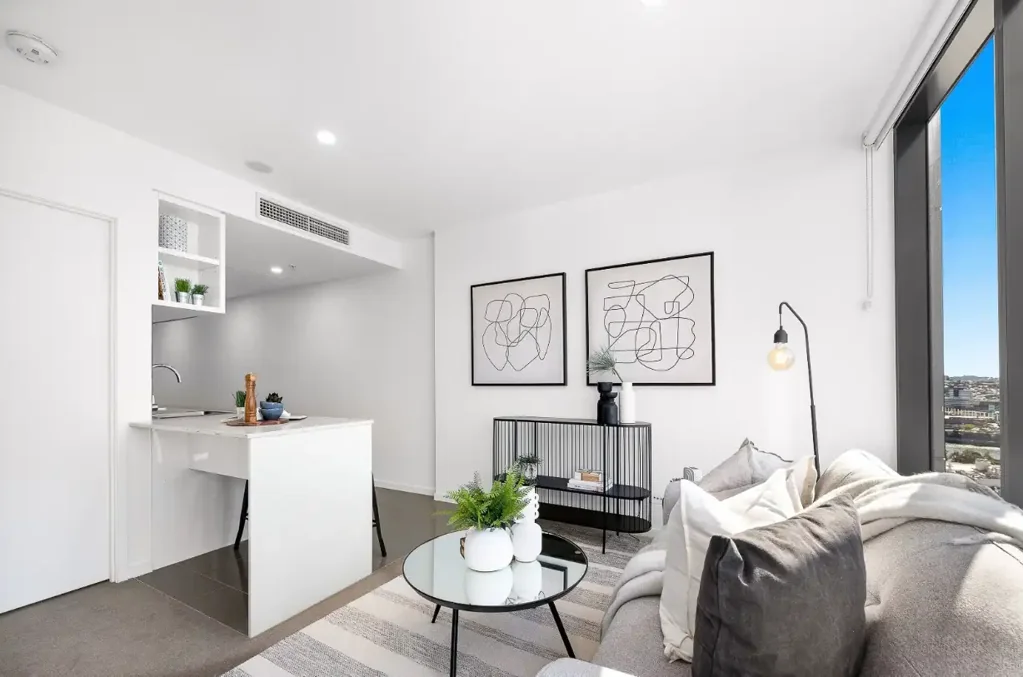 South Brisbane 1침실 Urban Living: One-Bedroom Apartment with Brisbane City & River Views
