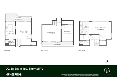 Plano ng Bahay - 20/88 Eagle Terrace, Sandgate, QLD 4017