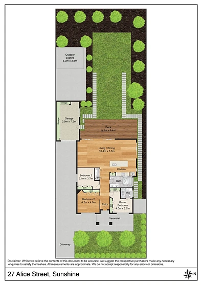 27 Alice Street, Sunshine, VIC 3020, 3房, 2浴, House
