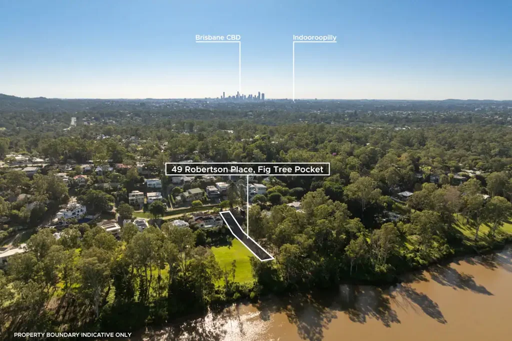 Fig Tree Pocket  Rare Riverside Land Opportunity in Prestigious Fig Tree Pocket