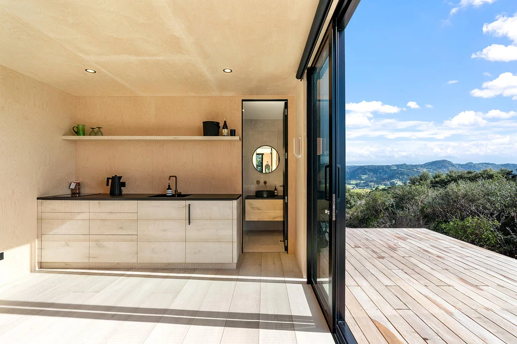 Matakana Cabin in the woods - then enjoy while you build