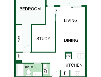 12/1 Cynthea Teague Crescent, Greenway, Tuggeranong District, 2 Schlafzimmer, 1 Badezimmer, Apartment