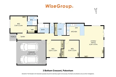 3 Botham Crescent, Pakenham, VIC 3810, 3 slaapkamers, 2 badkamers, House