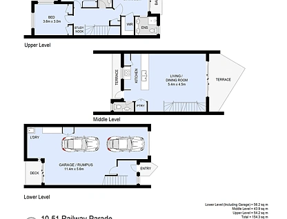 10/51 Railway Parade 'The Haven', Norman Park, Brisbane - Eastern Region, 3 Kuwarto, 2 Banyo, Townhouse