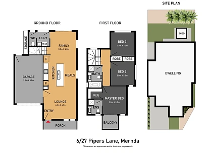 6/27 Pipers Lane, Mernda, Wangaratta, 3 phòng ngủ, 2 phòng tắm, Townhouse