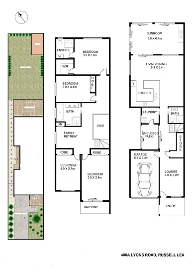 400A Lyons Road, Russell Lea, NSW 2046, 4 slaapkamers, 3 badkamers, House