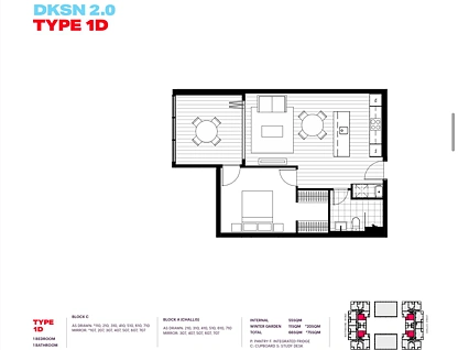 207/25 Challis Street, Dickson, Inner North, 1 कमरे, 1 बाथरूम, Unit