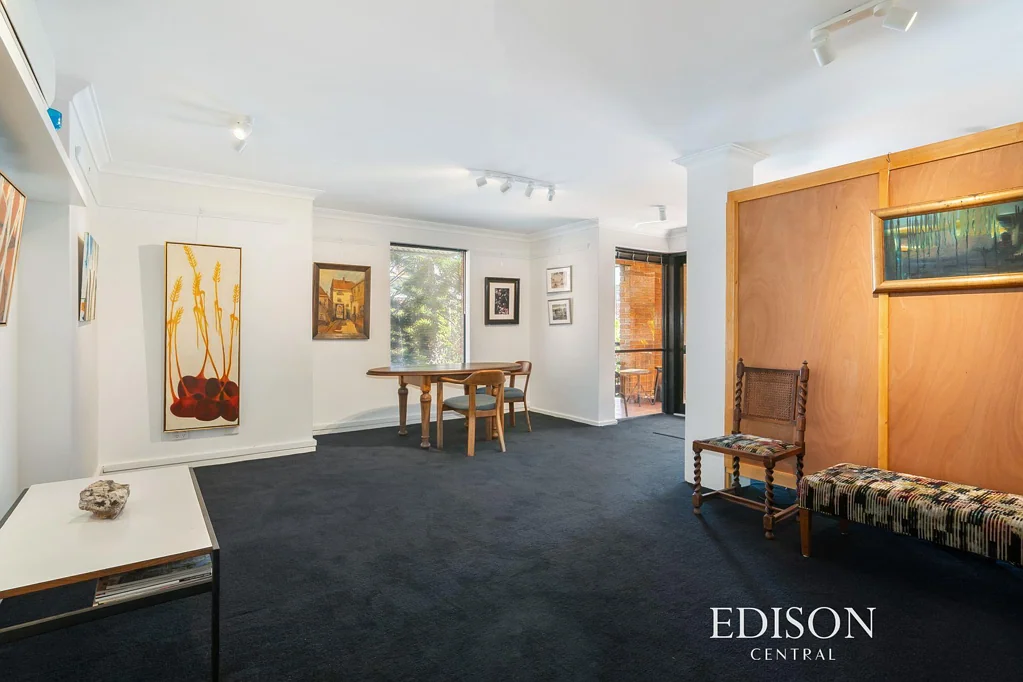 Perth 1 Bedroom Inspired by the Big Apple: Versatile 1-Bed + Studio/Office Space.