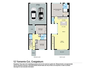 12 Yarramie Circuit, Craigieburn, VIC 3064, 3 chambres, 2 salles de bain, Townhouse
