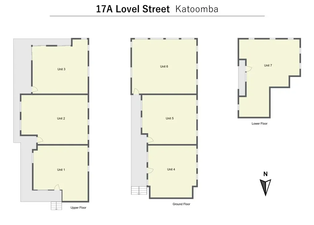 Katoomba 15房  Freehold Block of 7 Apartments on One Title
