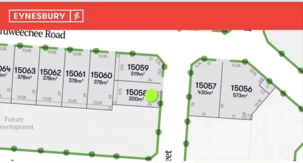 Eynesbury East Facing Perfect Rectangular land in Beautiful Eynesbury!