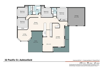 32 Pacific Crescent, Ashtonfield, NSW 2323, 4房, 2浴, House