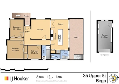 35 Upper Street, Bega, NSW 2550, 3 Bedrooms, 1 Bathrooms, House