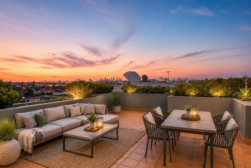 Maroubra 2Zimmer Luxurious Penthouse Living with Private Rooftop & City Skyline Views
