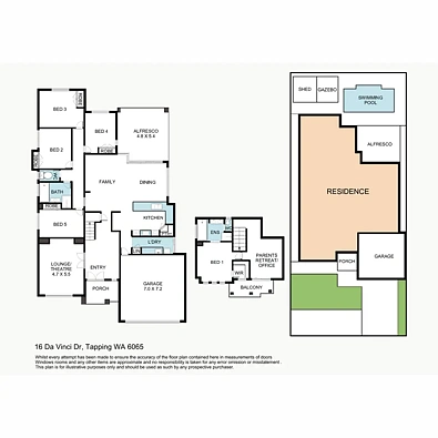 16 Da Vinci Drive, Tapping, WA 6065, 5房, 2浴, House