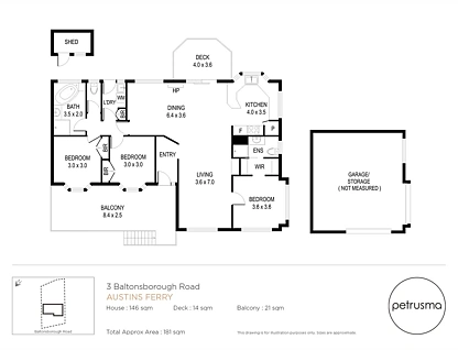 3 Baltonsborough Road, Austins Ferry, Hobart, 3 Schlafzimmer, 2 Badezimmer, House