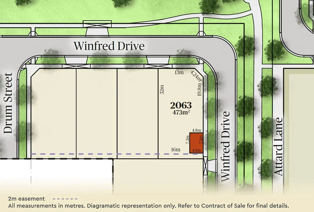 Mambourin 转角地块473m2 邻近未来市中心 公园湿地环绕 高标设施齐全 First Home Buyers! “Don’t miss this rare opportunity to build your dream home on this titled 473m² park-front lot in Windermere”