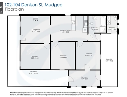 102 - 104 Denison Street, Mudgee, North West, 3 Bedrooms, 1 Bathrooms, House