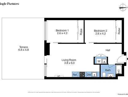 106/557 Little Lonsdale Street, Melbourne, Melbourne CBD, 2部屋, 1バスルーム, Apartment