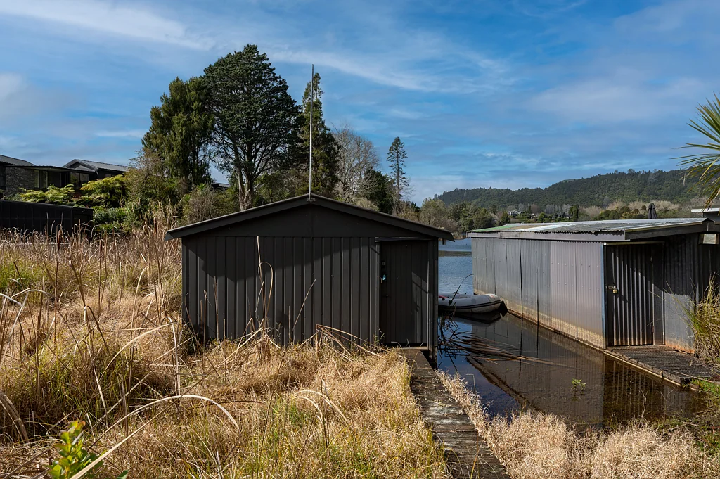 G53 Boat Shed Structure, Lake Okareka, Rotorua, Bay of Plenty