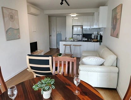 803/10 Trenerry Crescent, Abbotsford, Melbourne CBD, 2 રૂમ, 1 બાથરૂમ, Apartment