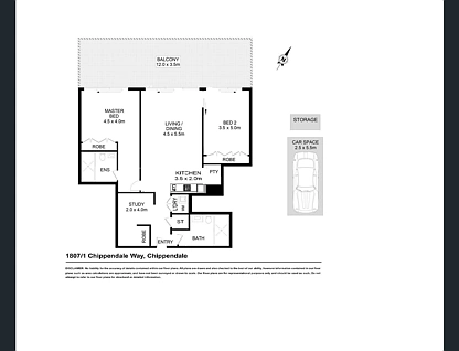 1807/1 Chippendale Way, Chippendale, Sydney CBD, 2 Schlafzimmer, 2 Badezimmer, Apartment