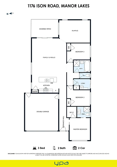 1176 Ison Road, Manor Lakes, VIC 3024, 3 slaapkamers, 2 badkamers, House