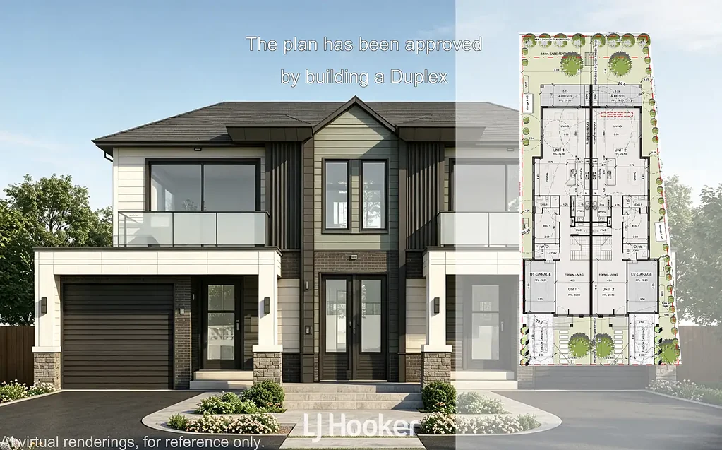 Doveton 3ห้องนอน Approved Dual-Townhouse Development Opportunity on 632sqm