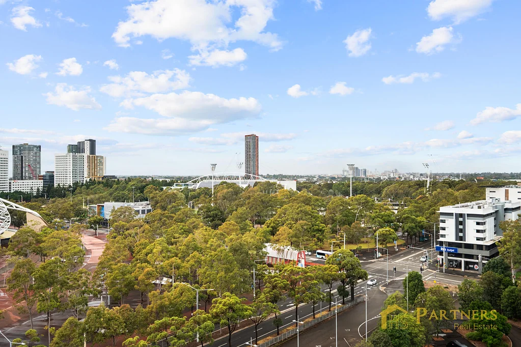 Lidcombe 2chambre City Views Two-Bedroom with Study Retreat Steps From Olympic Park