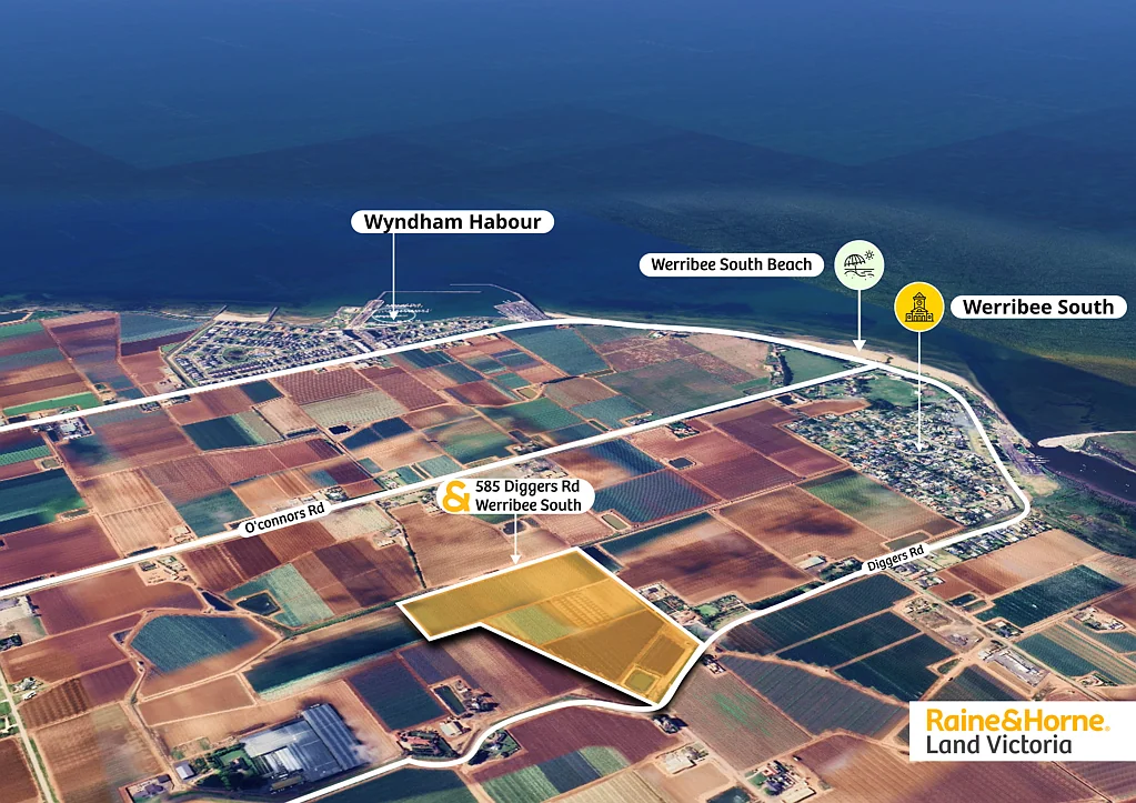Werribee South "32.5 Acres of Prime Land in Werribee South with main road frontage"