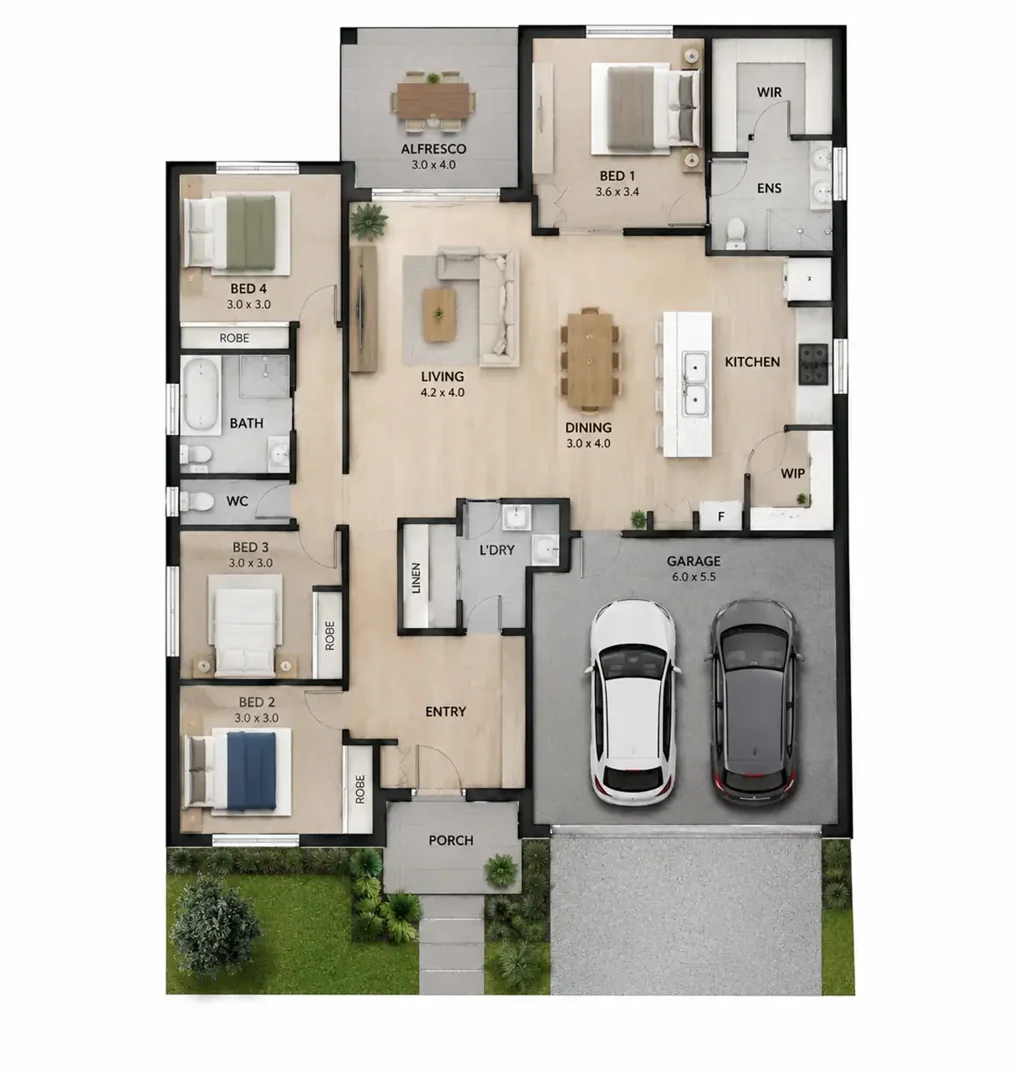 地址保密, Flagstone, QLD 4280, 4房, 2浴, House