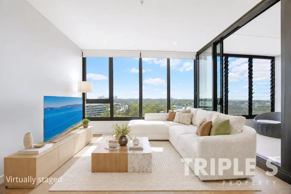 North Ryde 2બેડરૂમ Premium Corner Apartment with Uninterrupted City Views