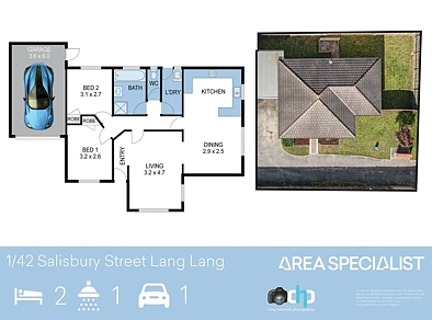 1/42 Salisbury Street, Lang Lang, VIC 3984, 2 slaapkamers, 1 badkamers, House