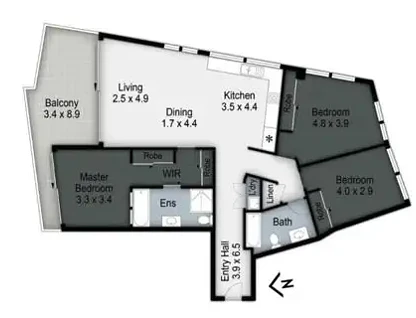 9 Norfolk Avenue, Surfers Paradise, Gold Coast, 3 ห้องนอน, 2 ห้องน้ำ, Unit