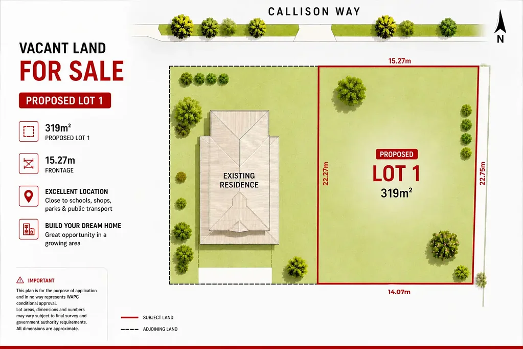 Koondoola Build Your Dream Home on 319m2 Block