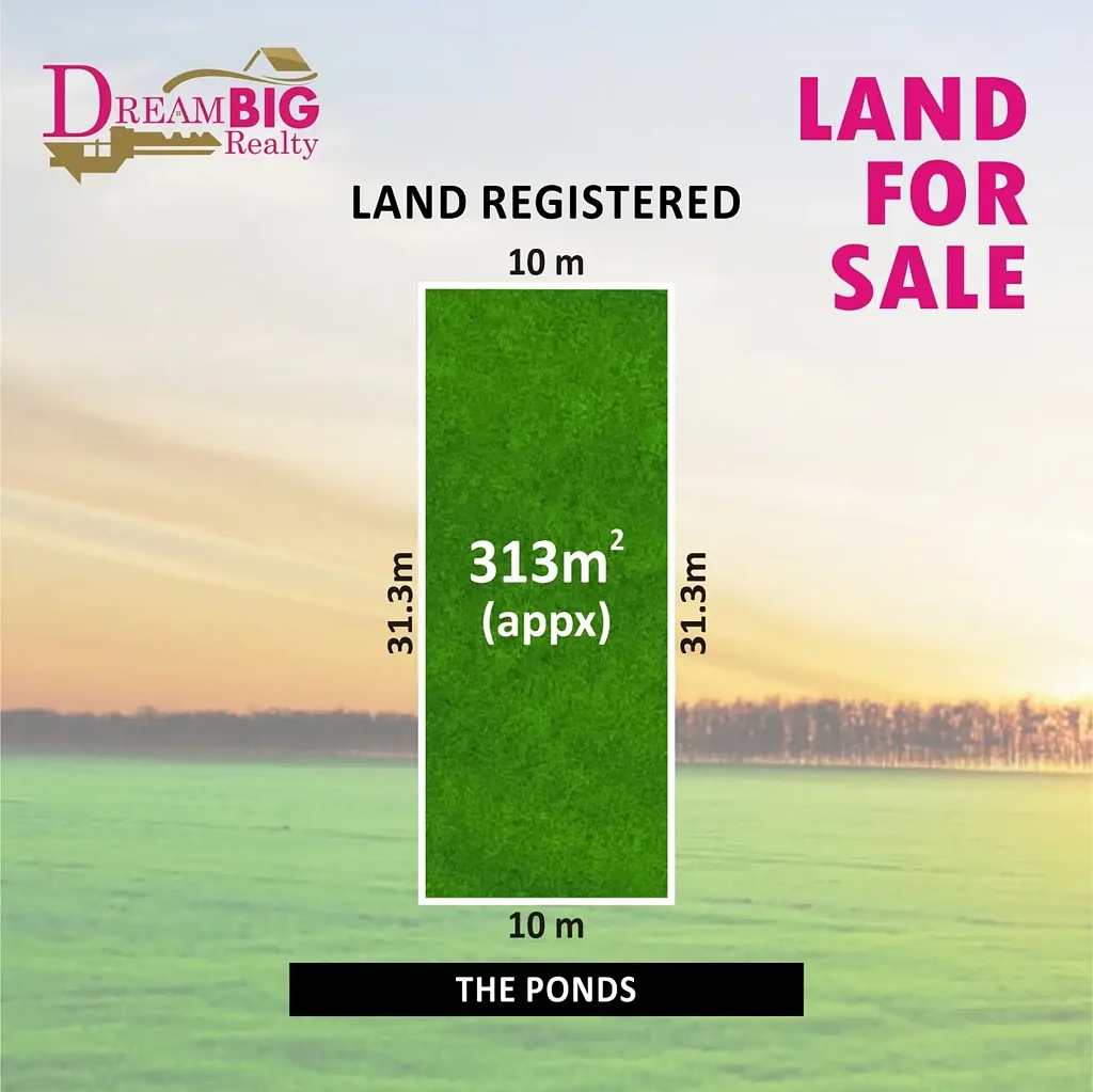 The Ponds  Registered Land In The Heart Of The Ponds !!
