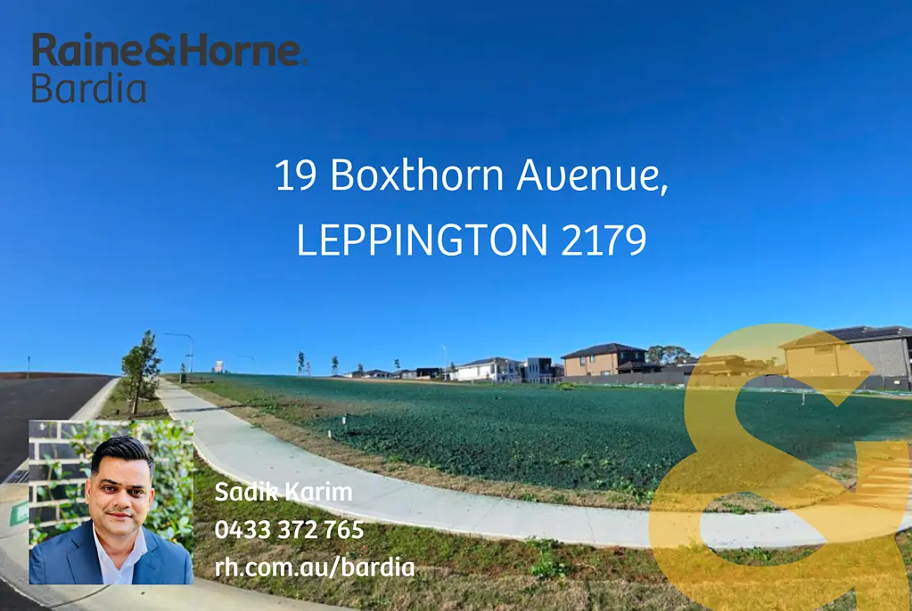 Leppington The perfect spot for the perfect home-your vision, your land.