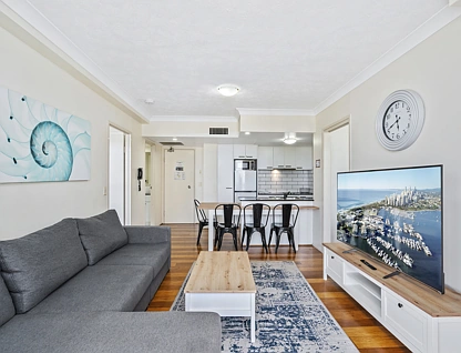 707/2988-2994 Surfers Paradise Boulevard, Surfers Paradise, Gold Coast, 2 rūma, 1 rūma horoi, Apartment