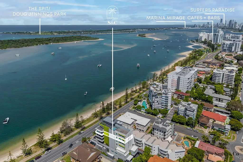 Biggera Waters 3 Bedroom LUXE Sub-Penthouse - A One-of-a-Kind Sky Home with Front-Row Broadwater Views