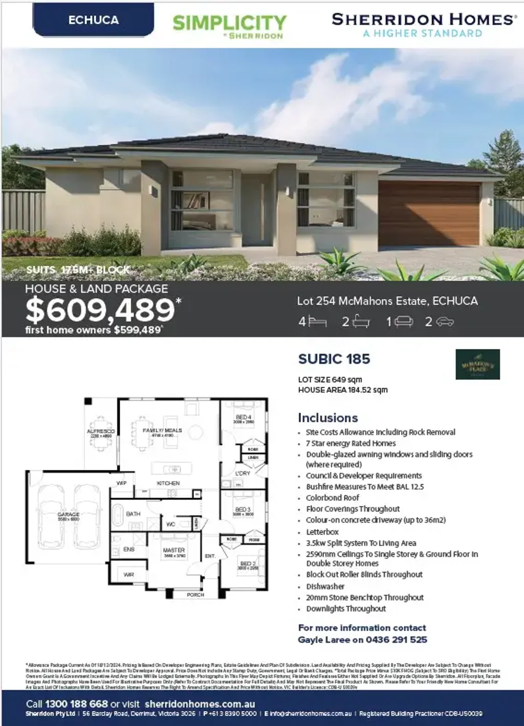 Echuca 4 Bedroom First home, forever home.