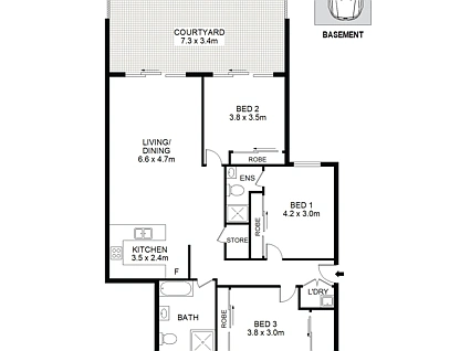 5/217-221 Carlingford Road, Carlingford, Parramatta (Northwest suburbs), 3部屋, 2バスルーム, Apartment