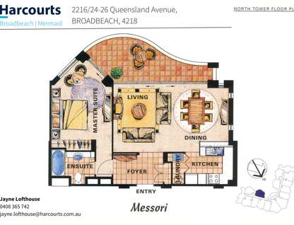 2216/24-26 Queensland Ave, Broadbeach, QLD 4218, 1 Bedrooms, 1 Bathrooms, Apartment