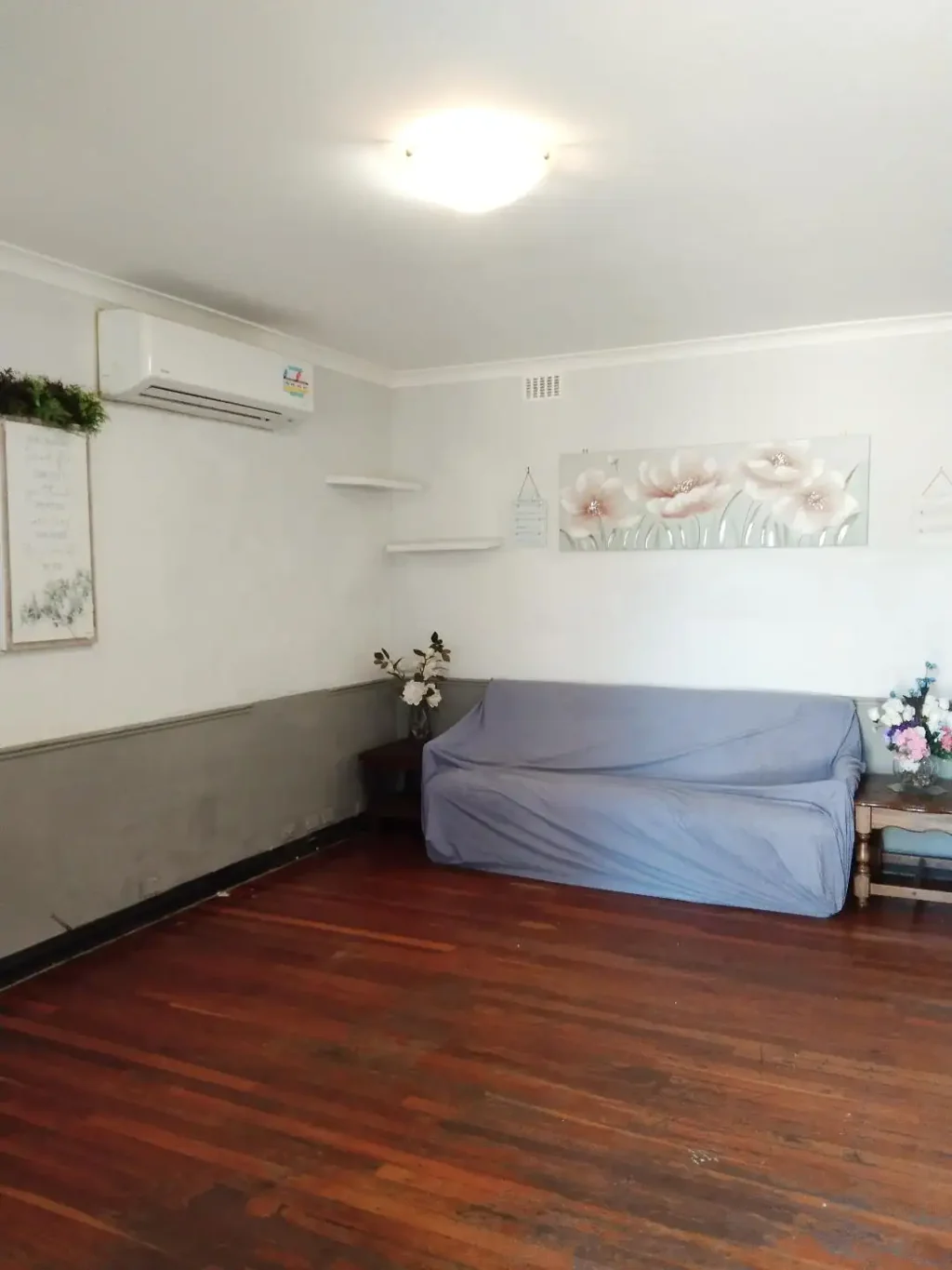 Spacious 3x1 plus large attached game room or another bedroom. gas pets ok .can long term walk to train/school. l/up yard with large workshop. can f/f
