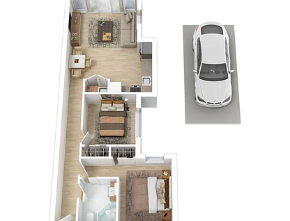 7/270 Maribyrnong Road, Moonee Ponds, North Melbourne, 2 غرف, 1 حمامات, Apartment