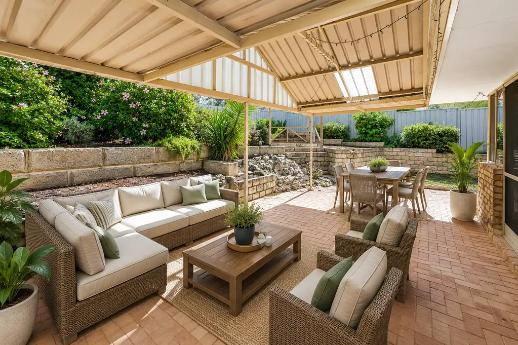 FAMILY HOME WITH FIREPLACE, SECRET GARDEN & GOLF COURSE LIFESTYLE