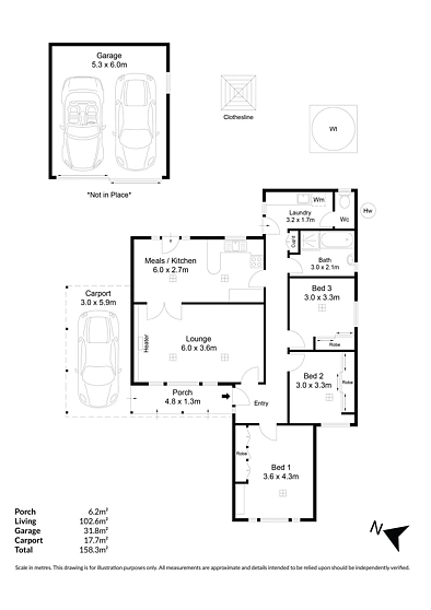 Plano ng Bahay - 34 Swan Avenue, Klemzig, SA 5087