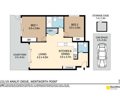 7131/19 Amalfi Drive, Wentworth Point, NSW 2127, 2 Bedrooms, 1 Bathrooms, Apartment